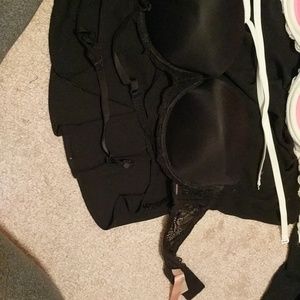 VS pink strapless push up bra size 36C